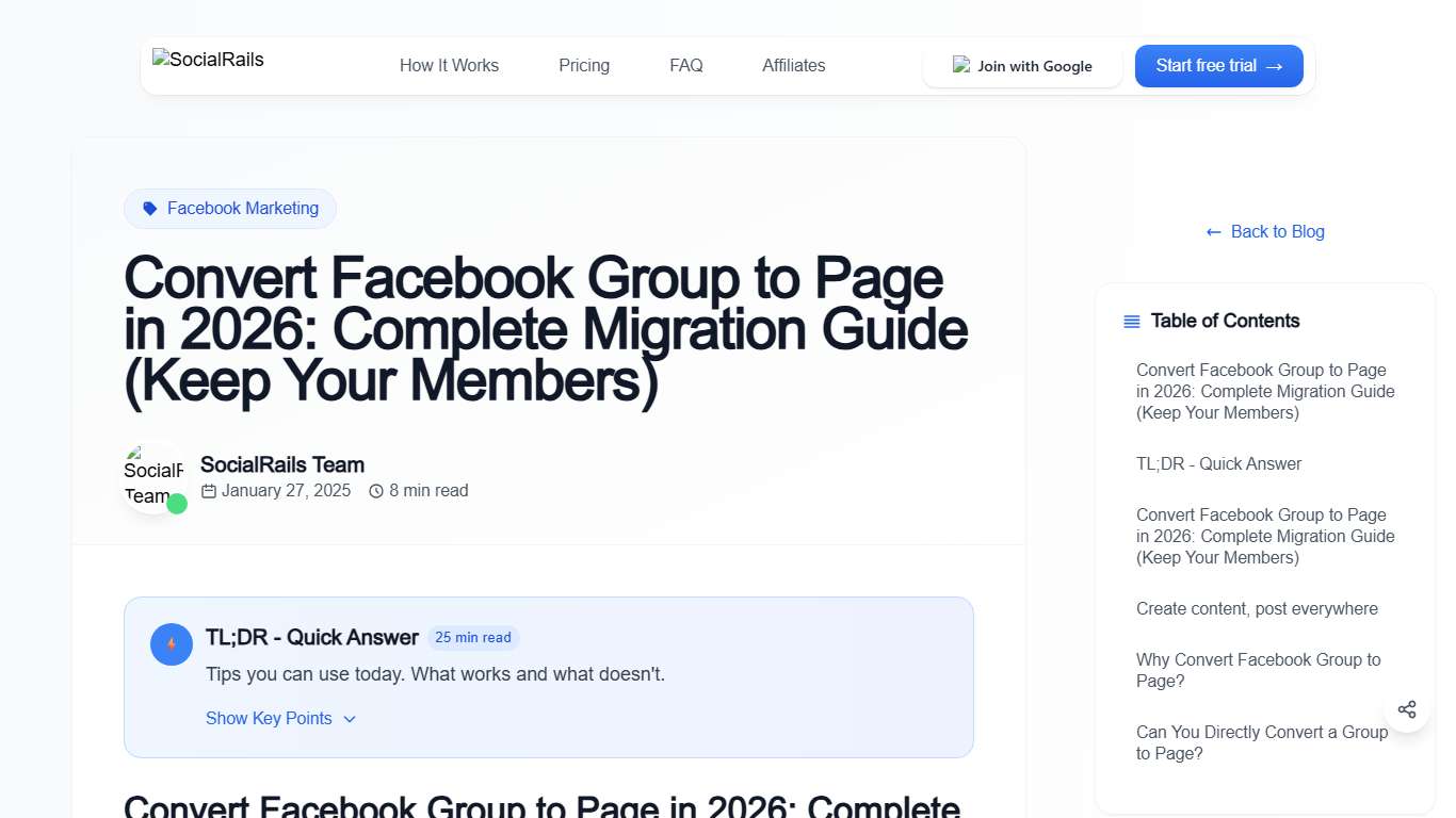 Convert Facebook Group to Page in 2026: Complete Migration Guide (Keep Your Members)
