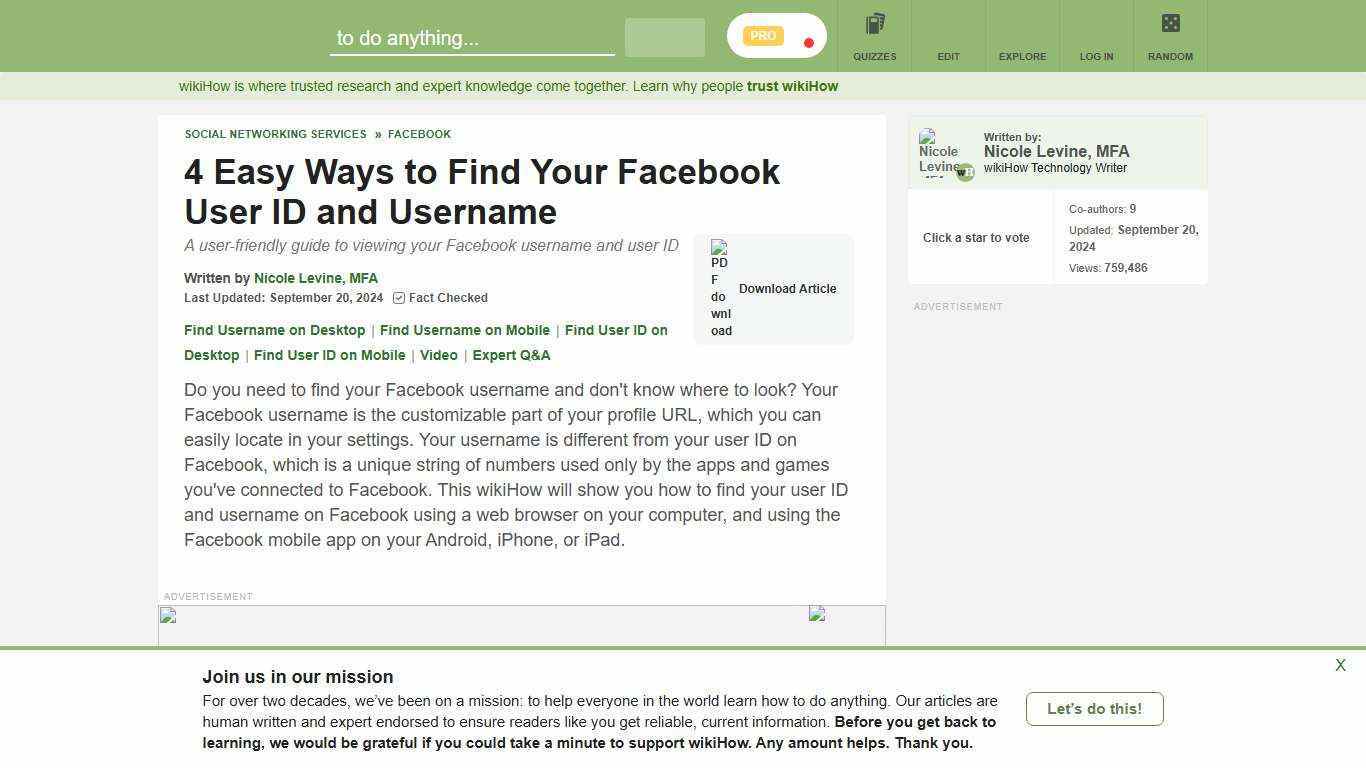 How to Find Your Username & User ID on Facebook: 4 Ways